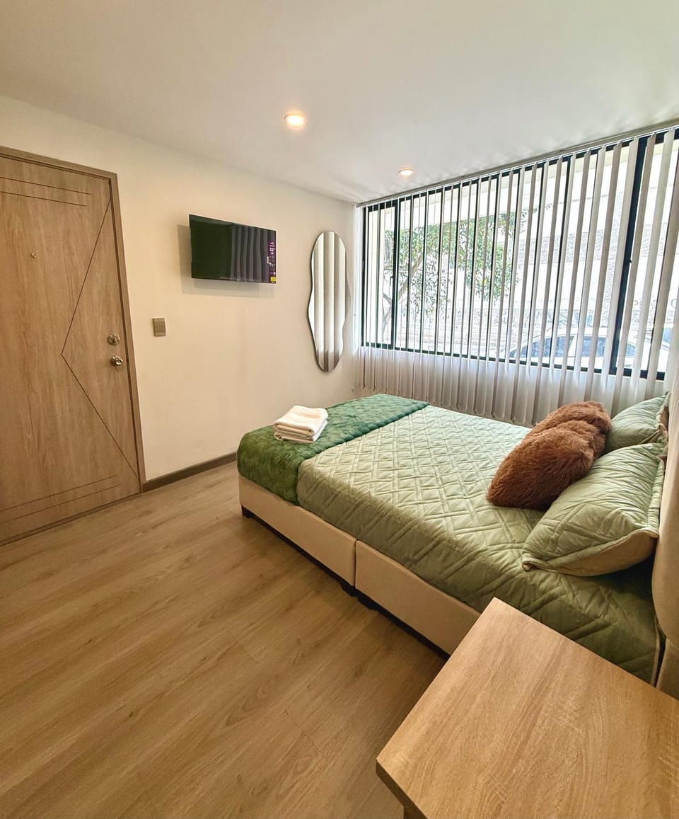 Bed, TV and multimedia, Photo of the whole room