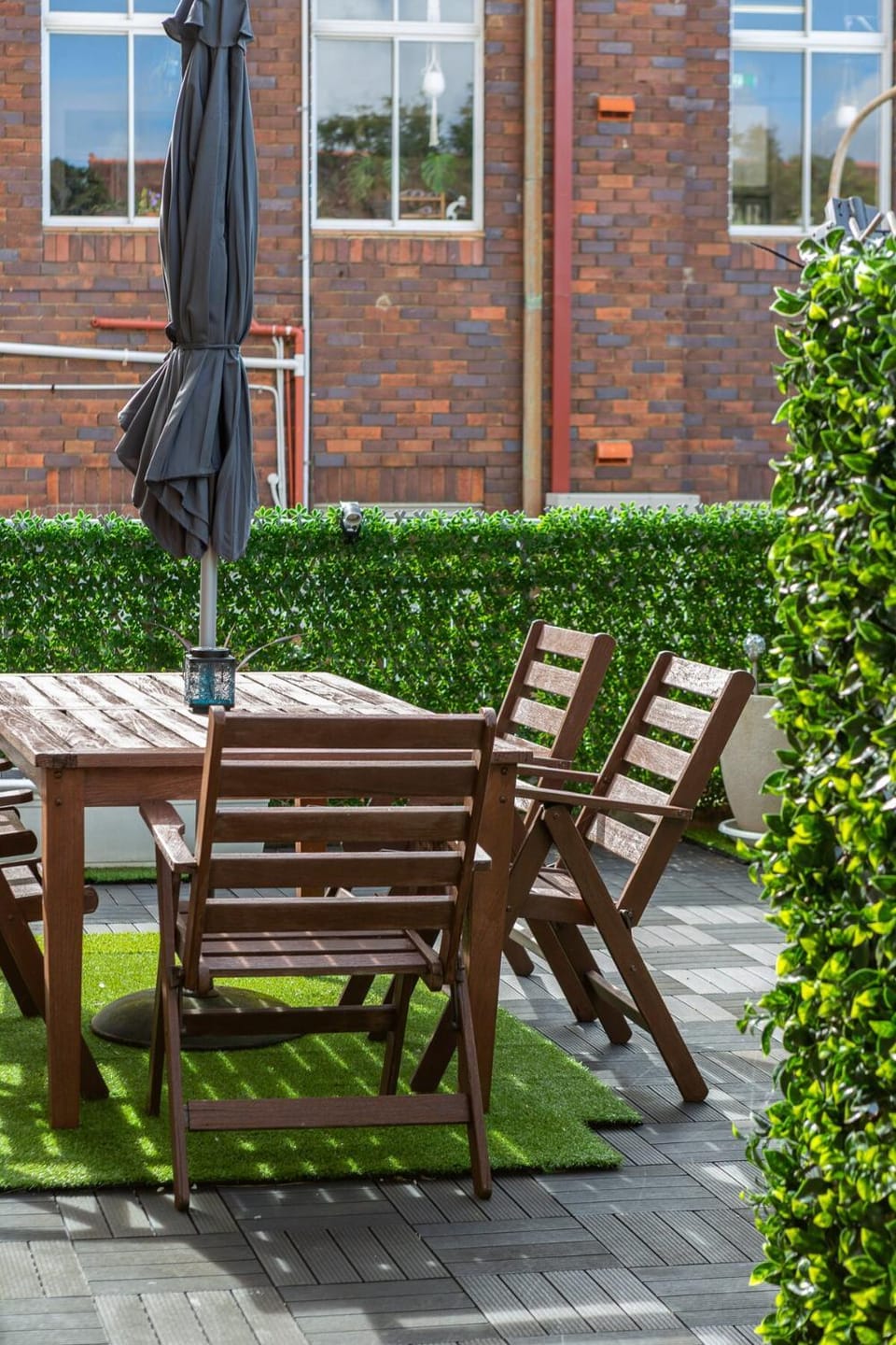 Patio, Garden, Dining area, Garden view