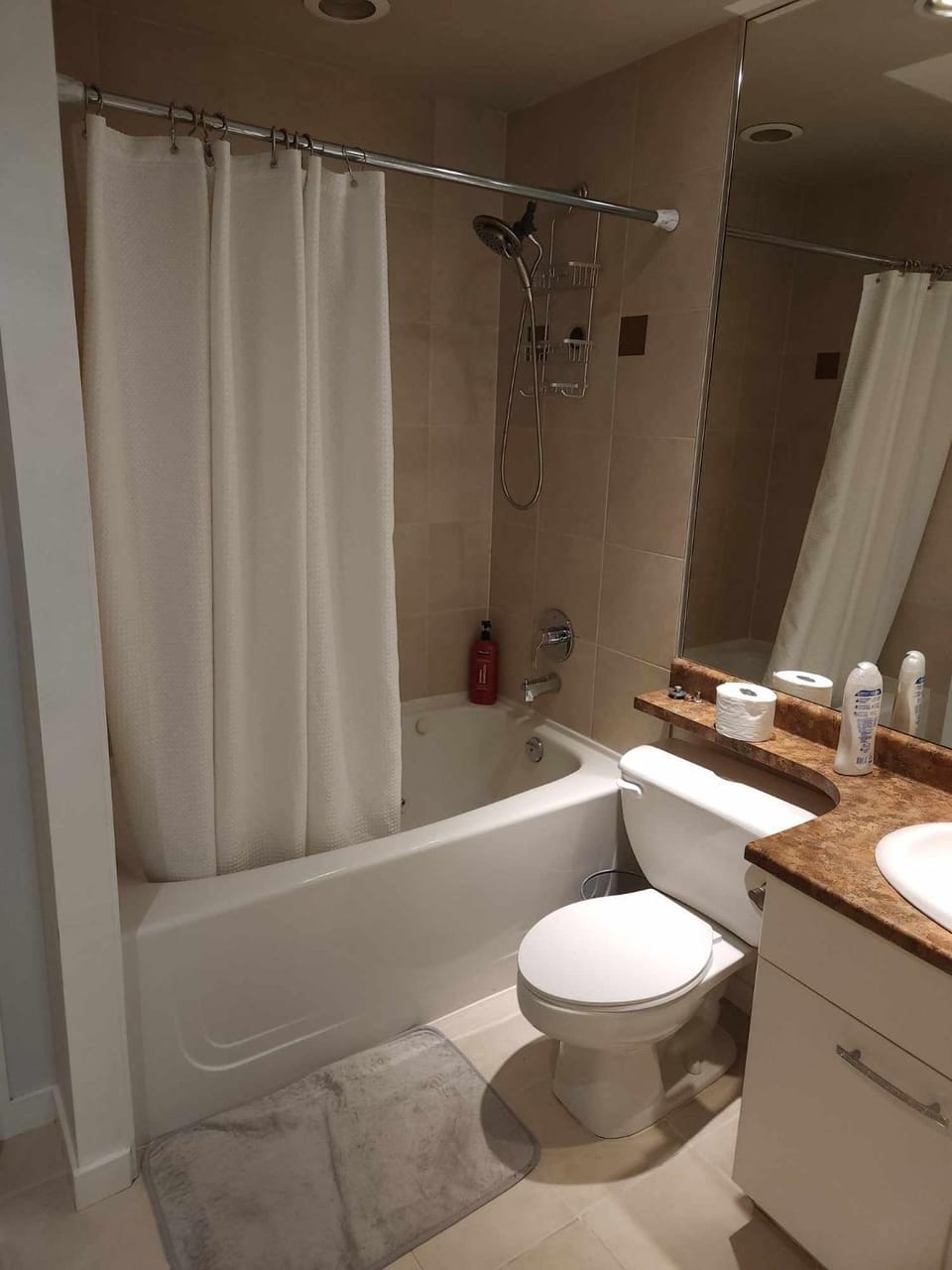 Toilet, Bath, towels