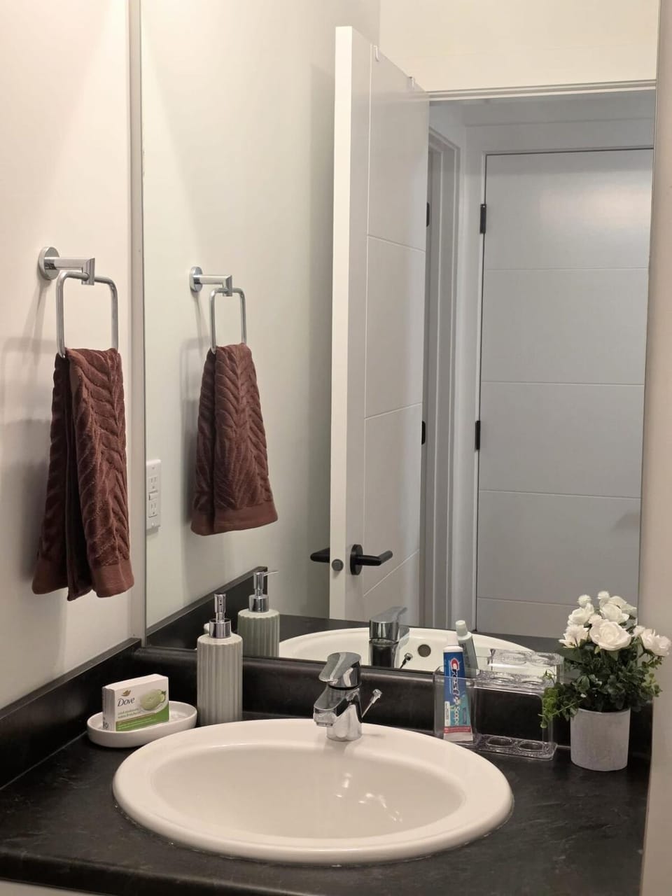 Bathroom, towels
