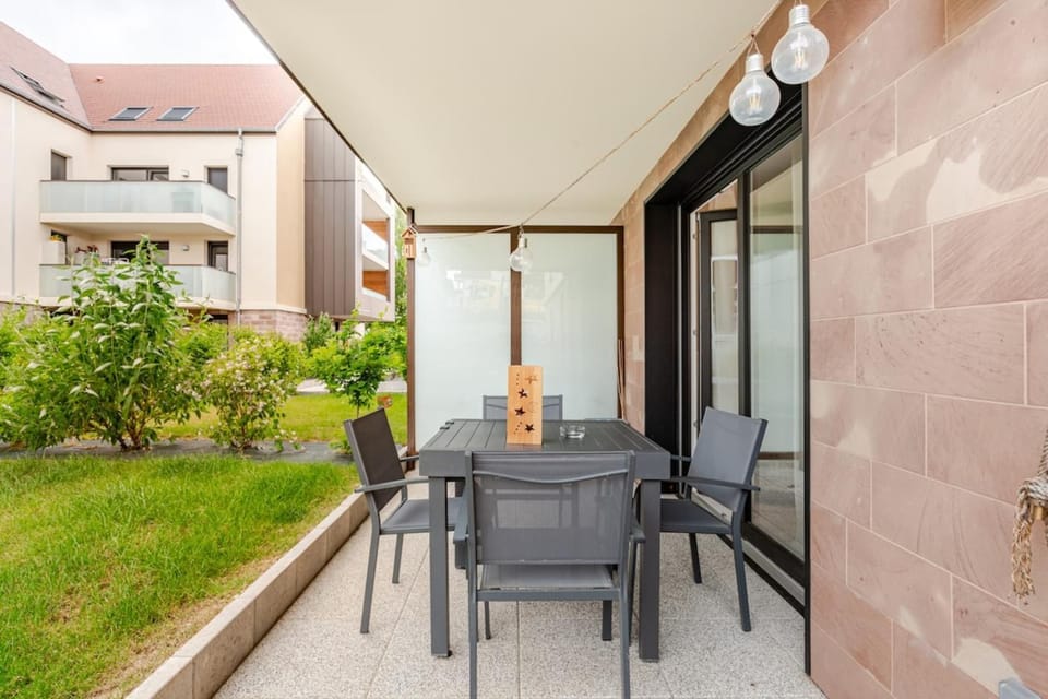 Magnificent T2 with private garden 500m from Barr Apartment in Grand Est