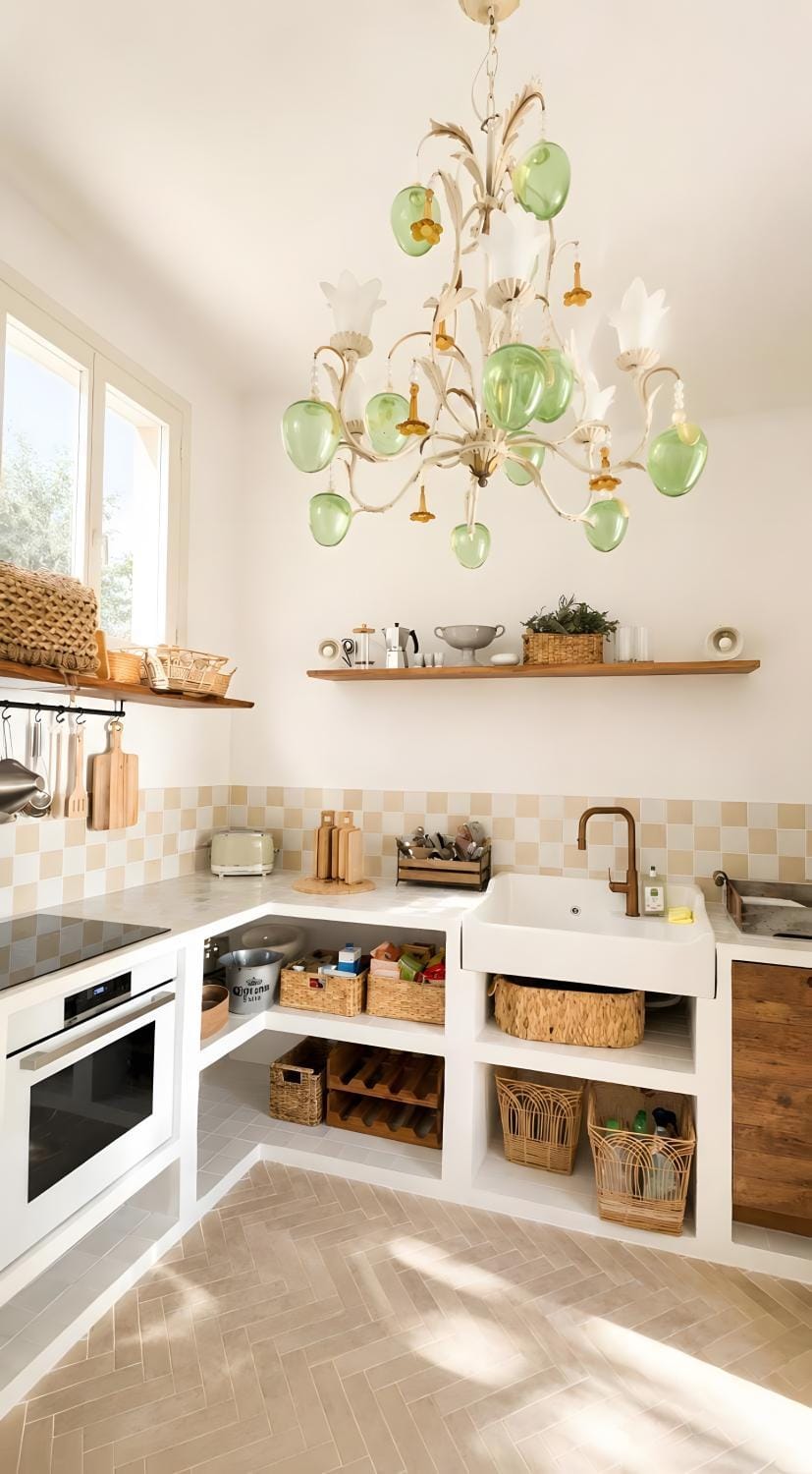 Kitchen or kitchenette, Living room