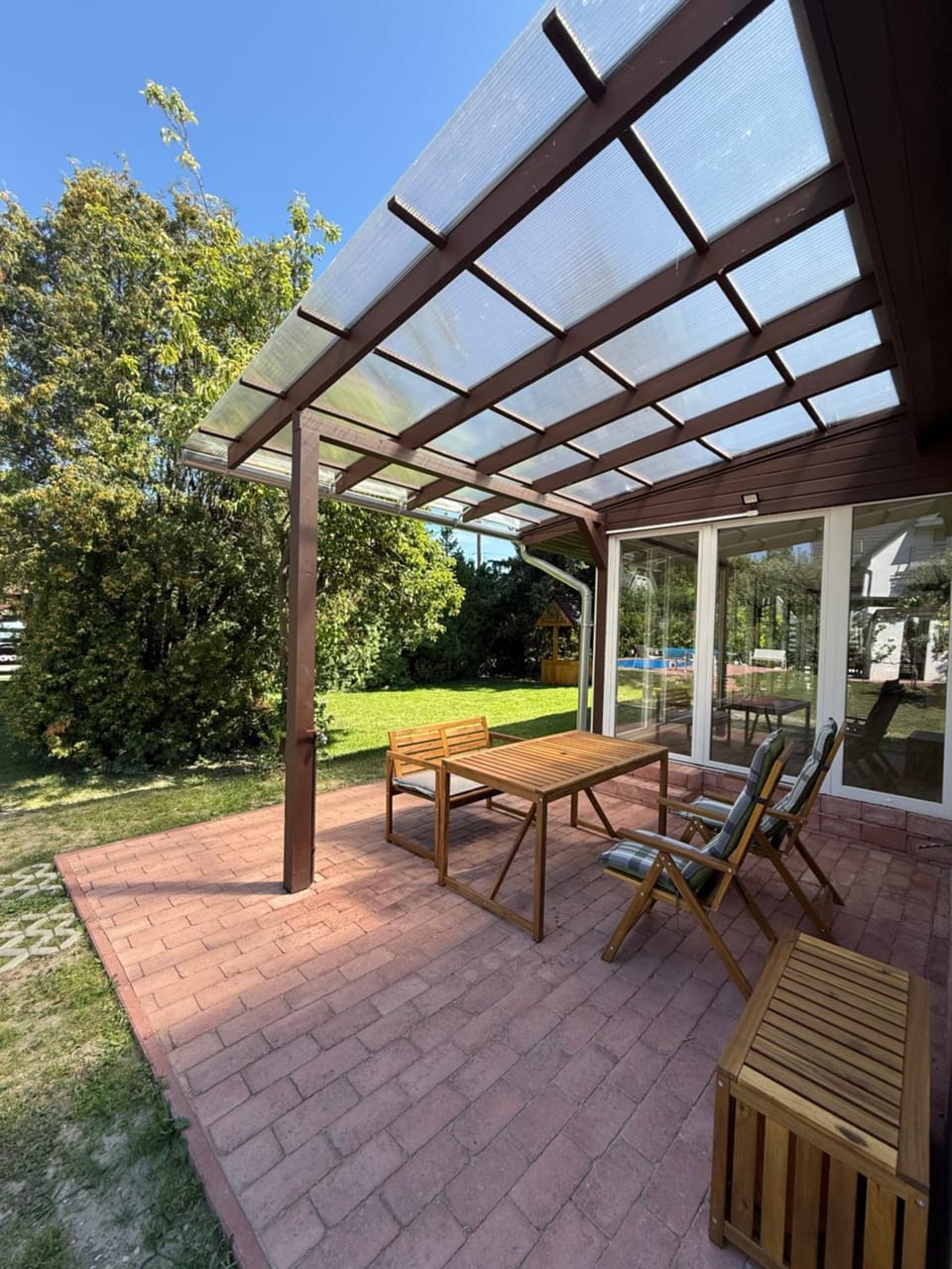 Patio, Balcony/Terrace, Garden view