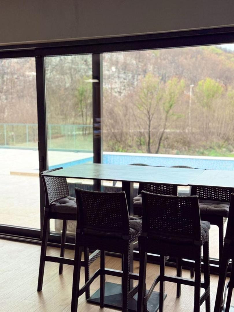 Natural landscape, Dining area, Pool view, Swimming pool