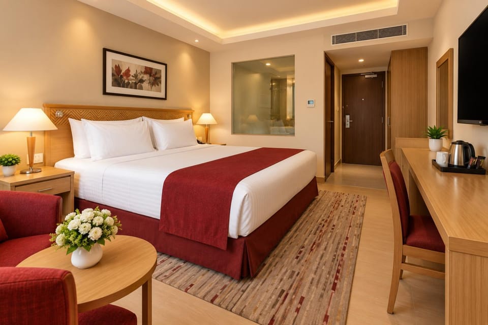 Bathroom, View (from property/room), Bedroom, room service
