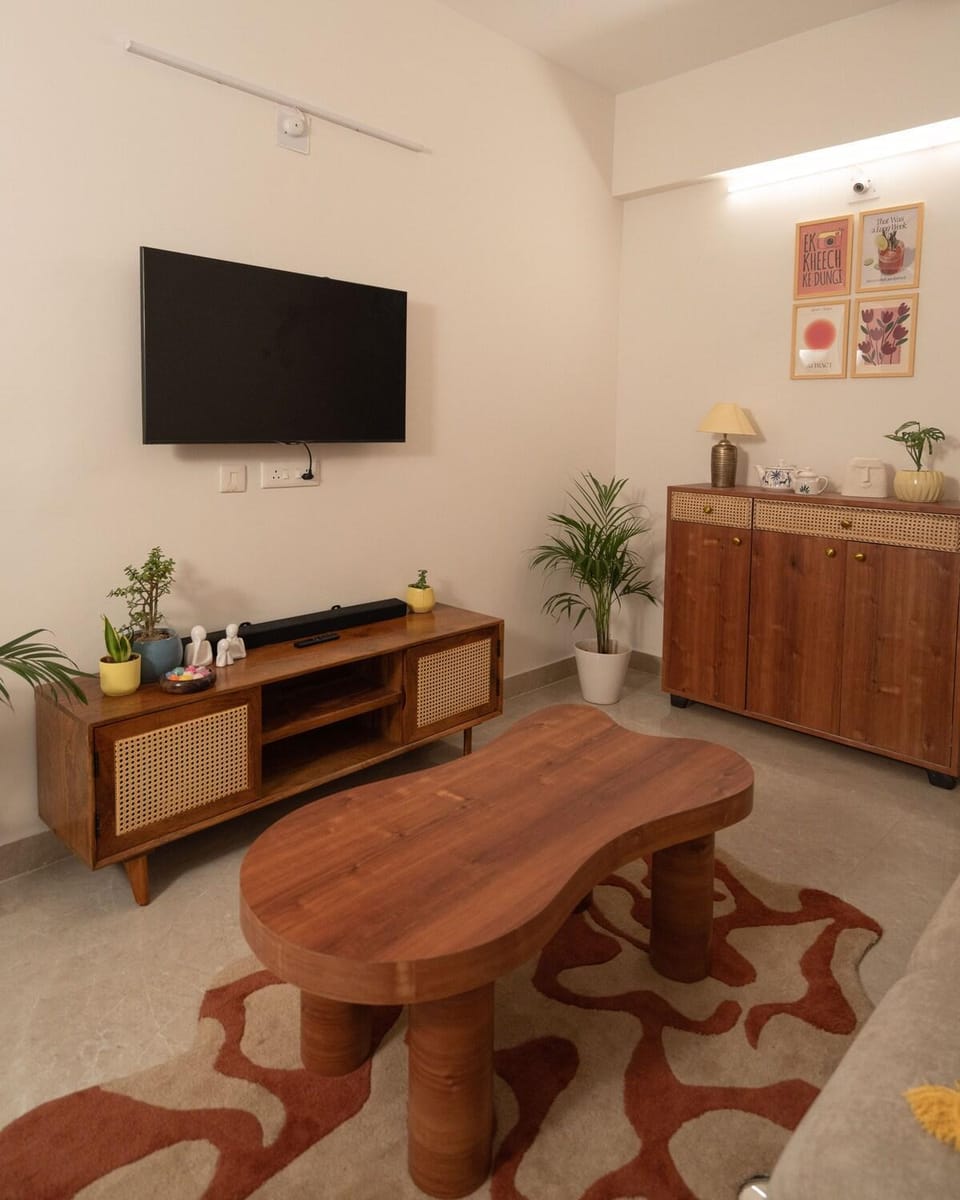 2BHK Ira Stays Aesthetic Living with BalconyView Apartment in Bhubaneswar