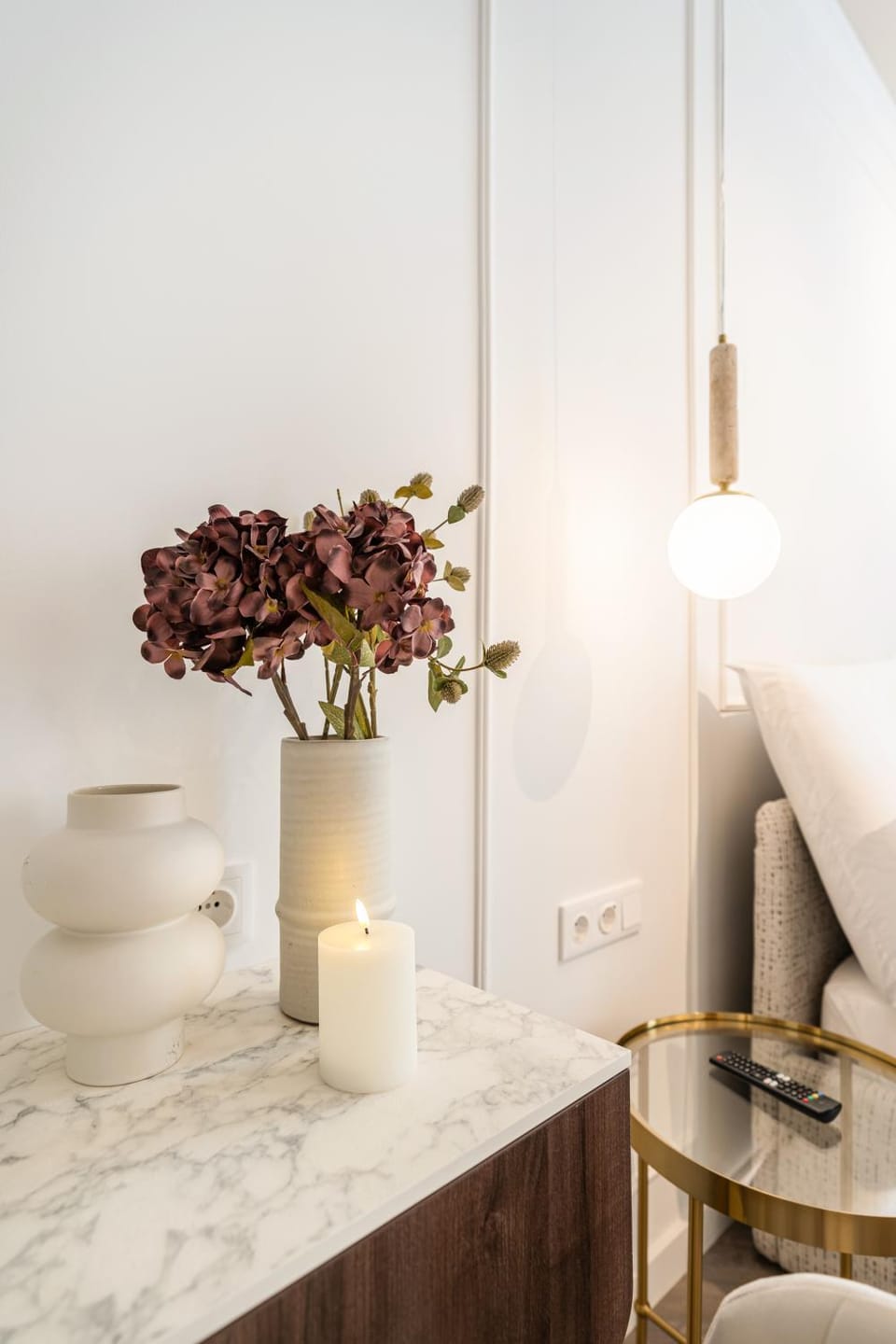 Decorative detail, Seating area, Bedroom