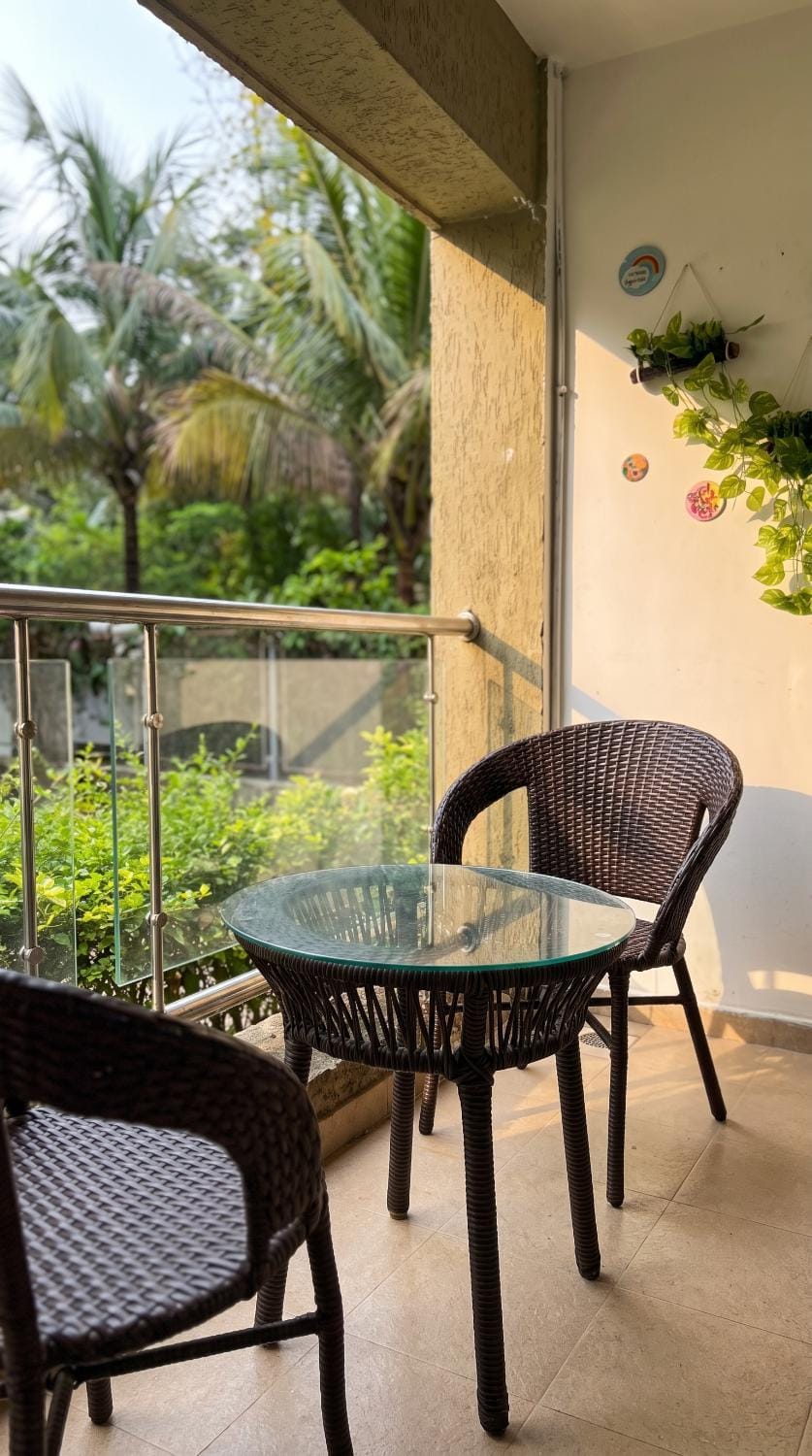 View (from property/room), Balcony/Terrace, Seating area