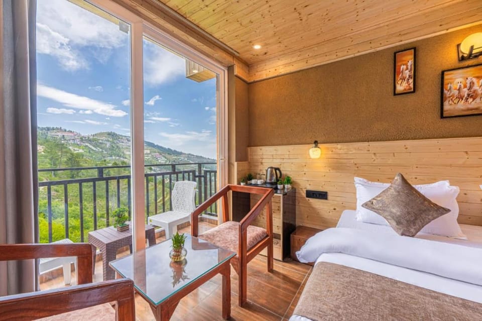 The Charvi Resort I Wooden Rooms With Pvt Balconies l Vacations I Conference I Mice I Family Events I Open Air Terrace I Sky Bonfire I Kufri Shimla By Exotic Stays Hotel in Himachal Pradesh
