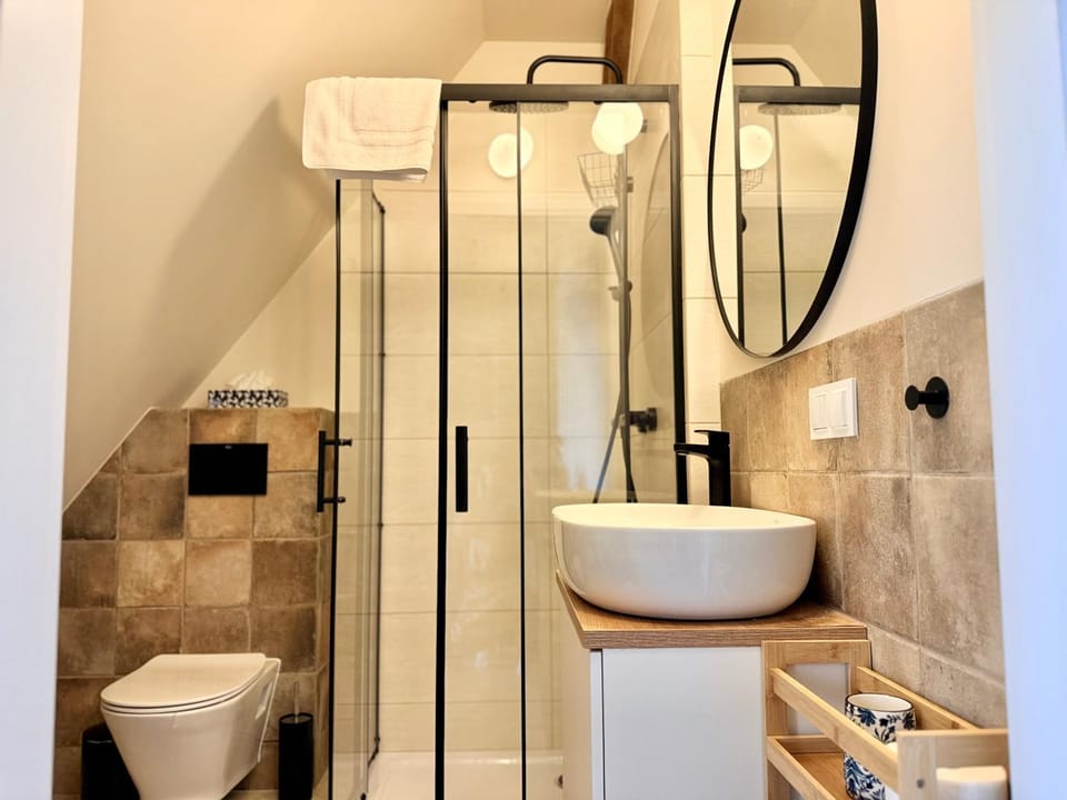 Shower, Toilet, Bathroom, towels