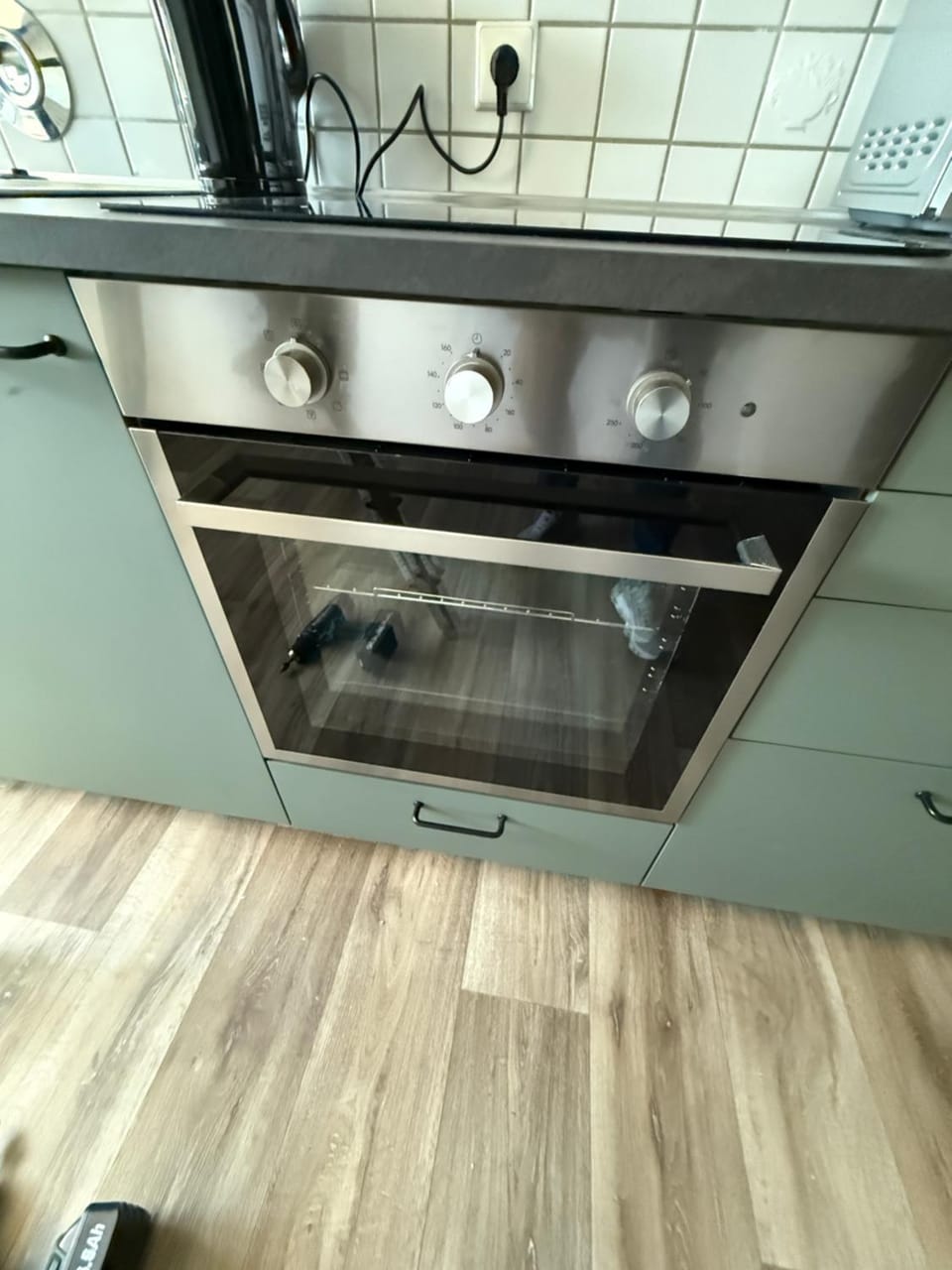 Kitchen or kitchenette, microwave, oven, stove, kitchen
