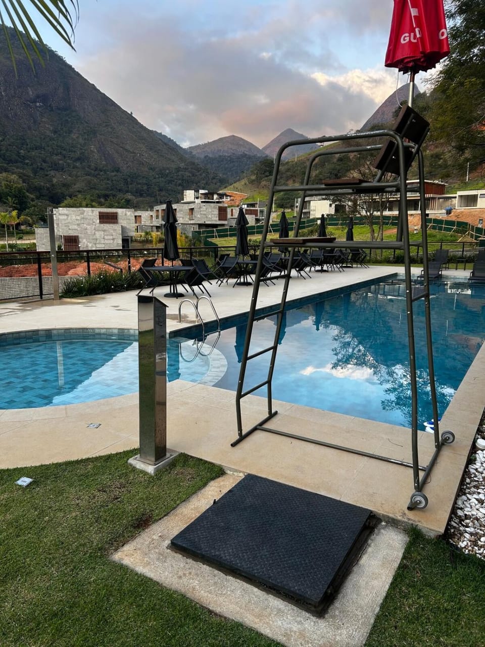 Natural landscape, Mountain view, Pool view, Swimming pool, Swimming pool, sunbed