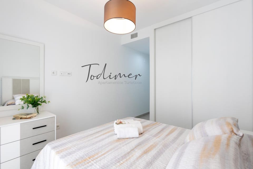 Bed, Photo of the whole room, Bedroom, towels, wardrobe