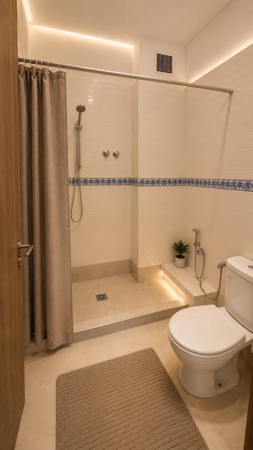 Shower, Toilet, Bathroom, Bath, bidet, towels