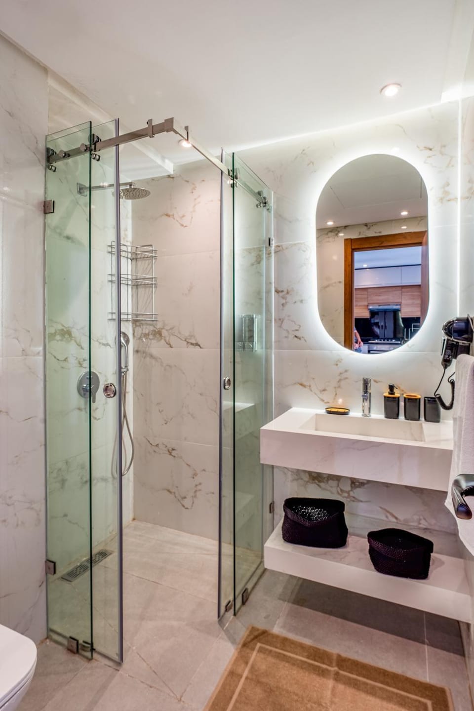Shower, Bathroom, towels