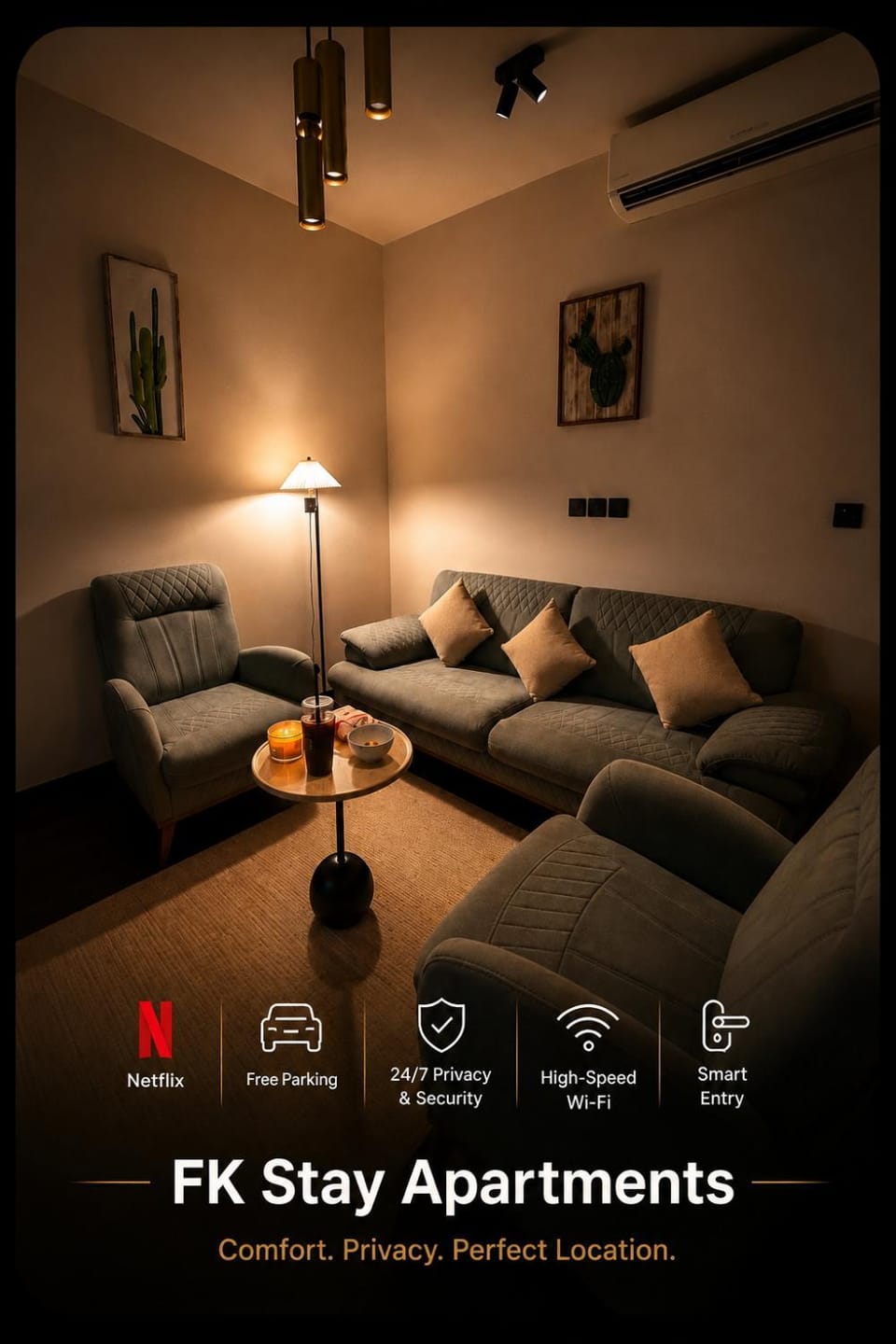 Self check-in Cozy 1BR with Living Room &Central Riyadh near KFMC Apartment in Riyadh