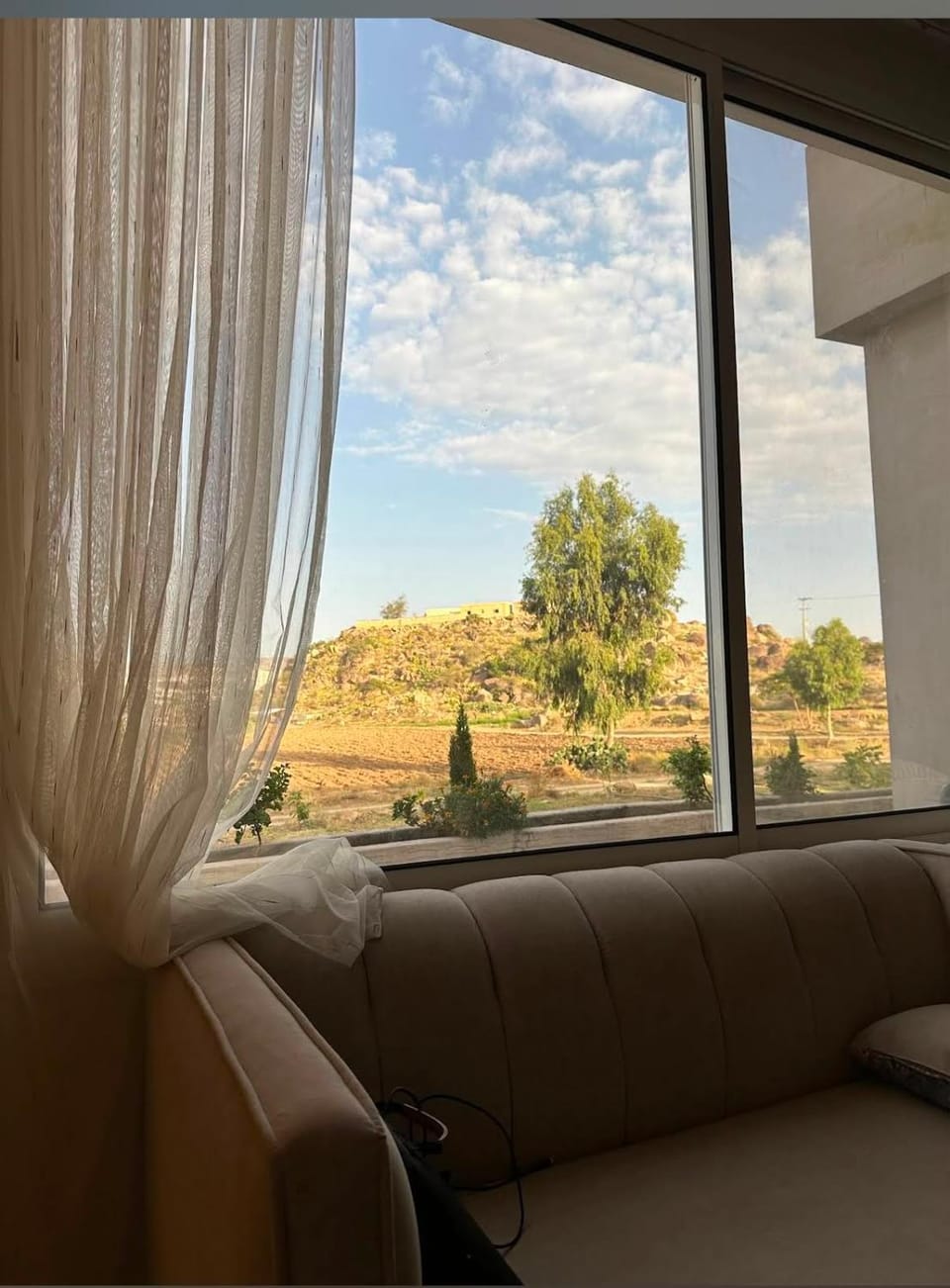 Natural landscape, Seating area, Mountain view