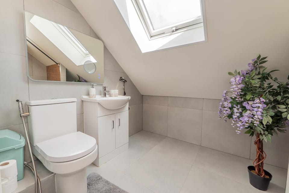 Toilet, Bathroom, towels
