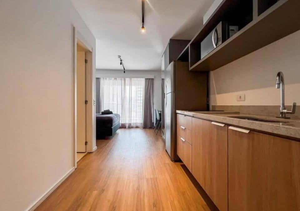 Kitchen or kitchenette, stove, wardrobe