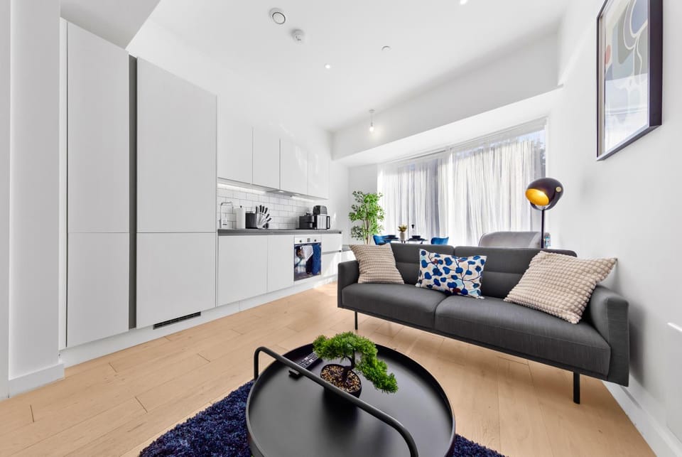Kitchen or kitchenette, Living room, Dining area