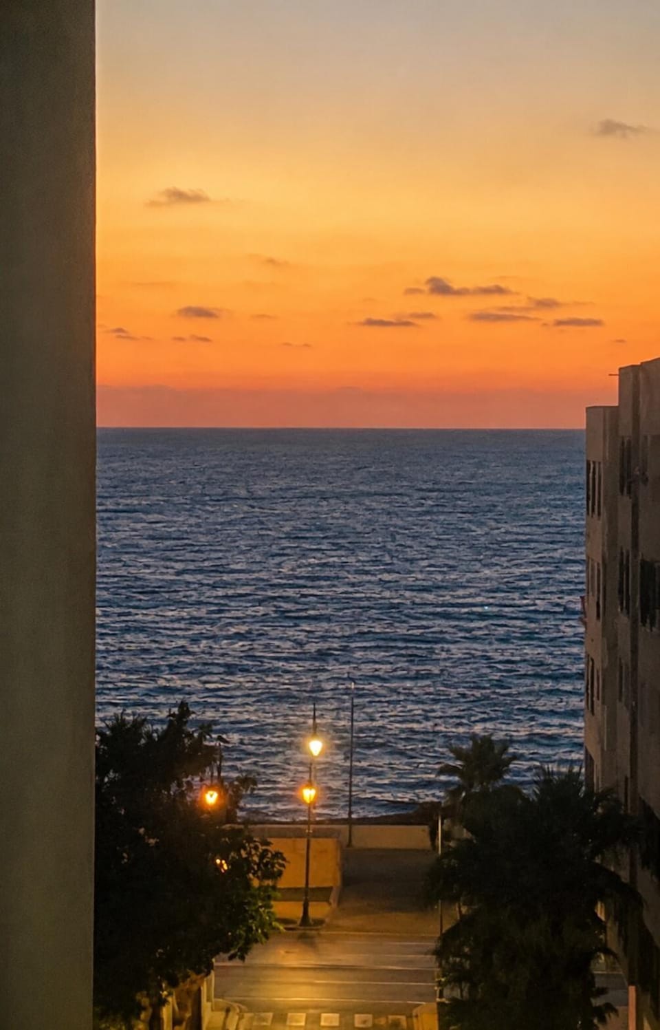 Sea view, Sunset