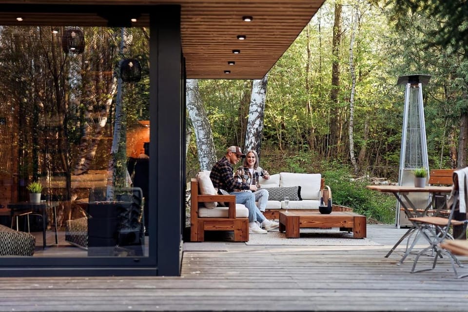 Balcony/Terrace, Seating area, Garden view