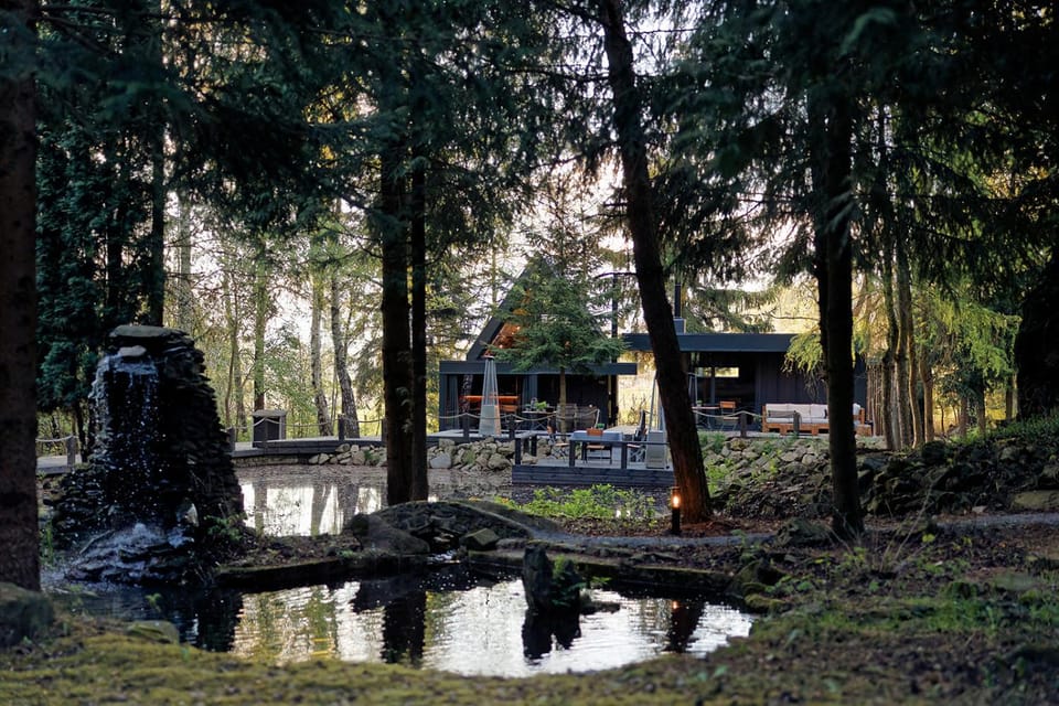 Natural landscape, Garden, Garden, Garden view, Lake view
