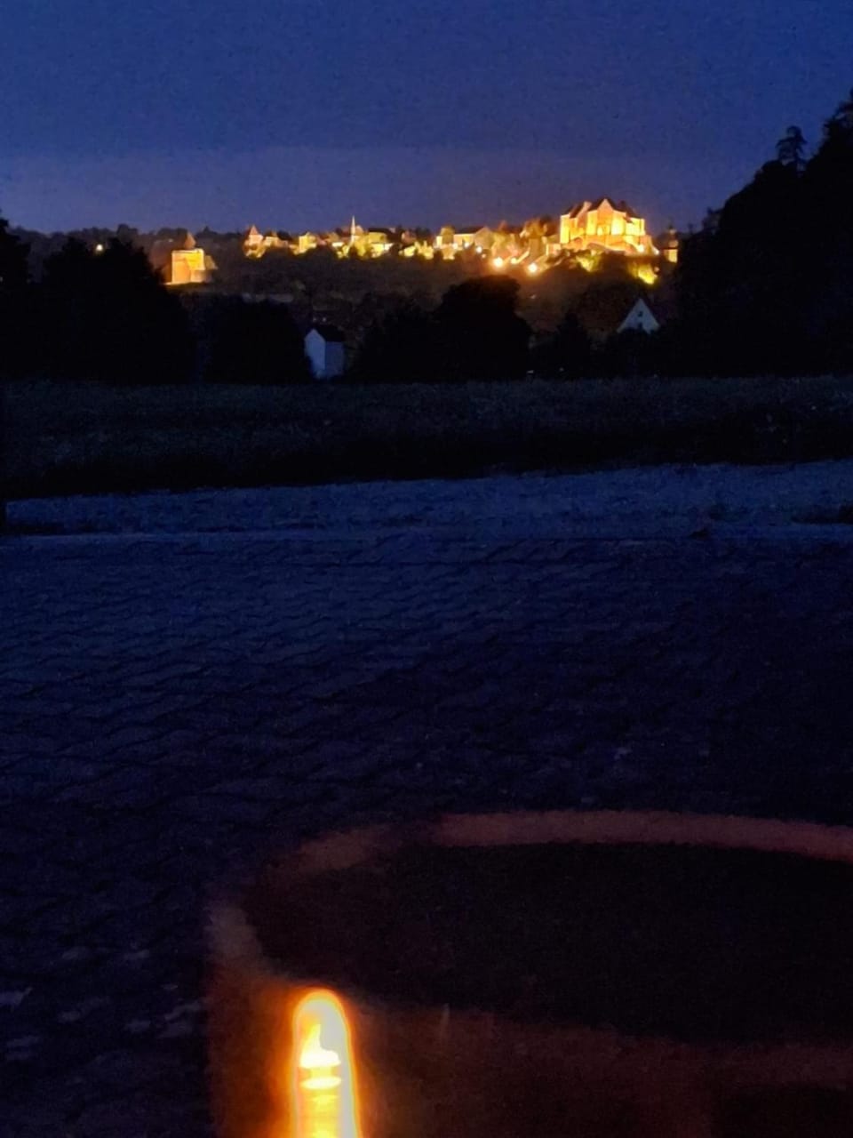 Nearby landmark, Night, Landmark view