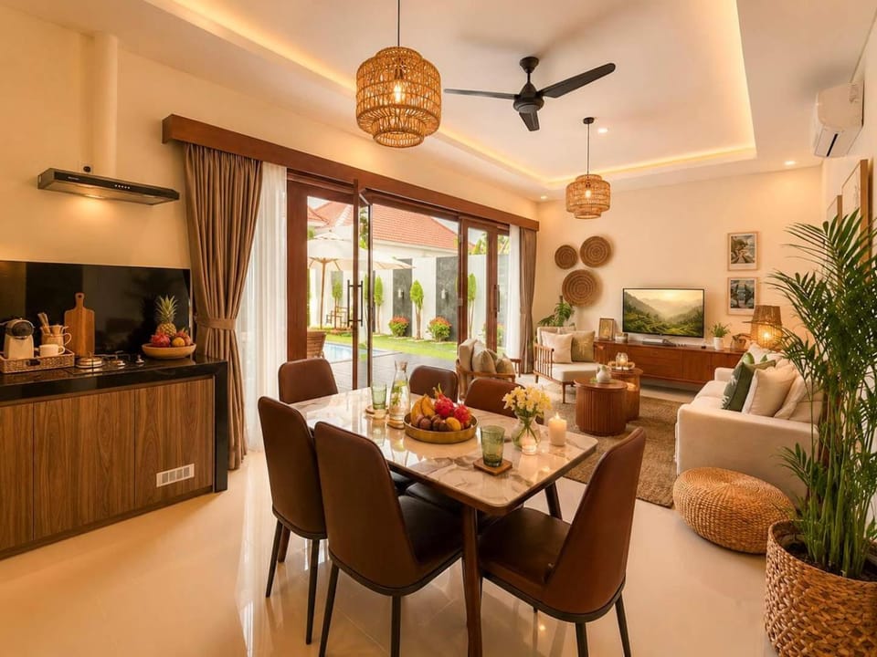 TV and multimedia, Kitchen or kitchenette, Living room, Dining area