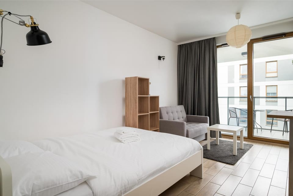Bed, Living room, Photo of the whole room, Seating area, Bedroom
