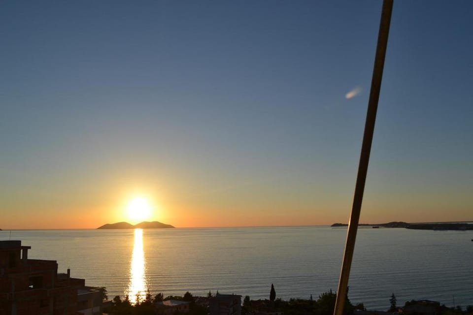 Sunset & Seaview Balcony Apartment Private Garage Apartment in Vlorë