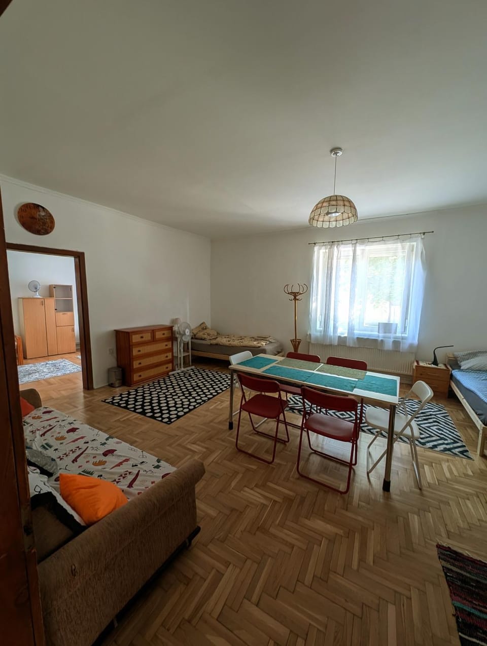 Bed, Living room, Dining area, Bedroom