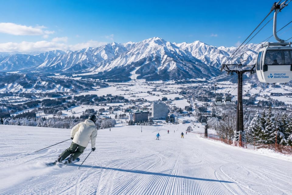 Natural landscape, Winter, Skiing