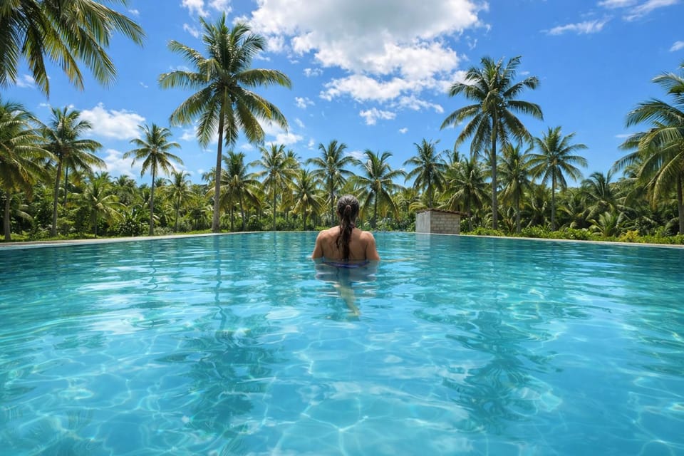 Natural landscape, Swimming pool