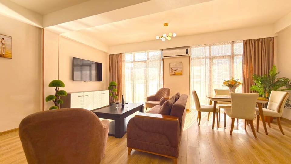Living room, Seating area, air conditioner