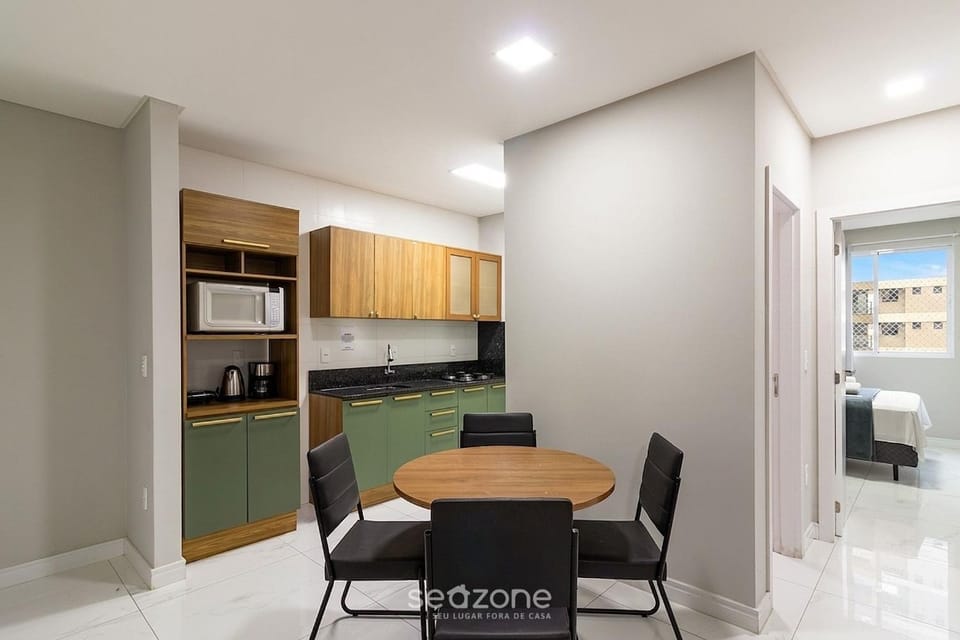 View (from property/room), Kitchen or kitchenette, Seating area, Dining area, Bedroom