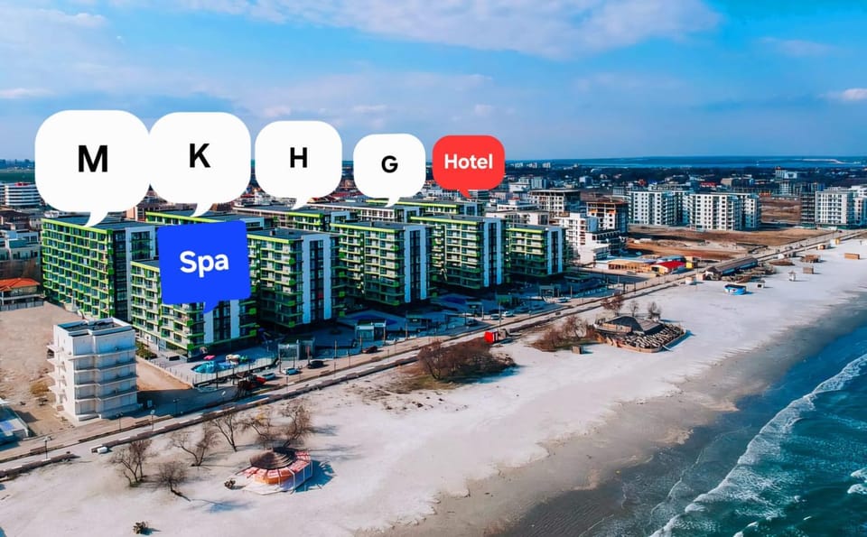 Luxury Sea View Studio - Beach Pool & Spa Resort prima linie Apartment in Constanța County