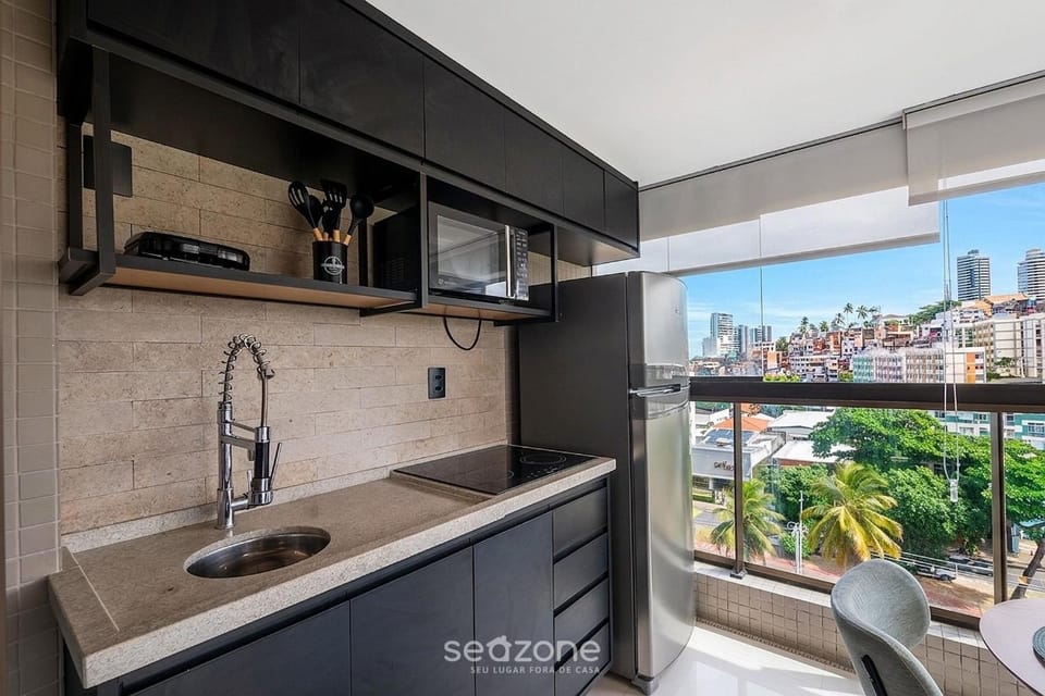 Balcony/Terrace, Kitchen or kitchenette, City view