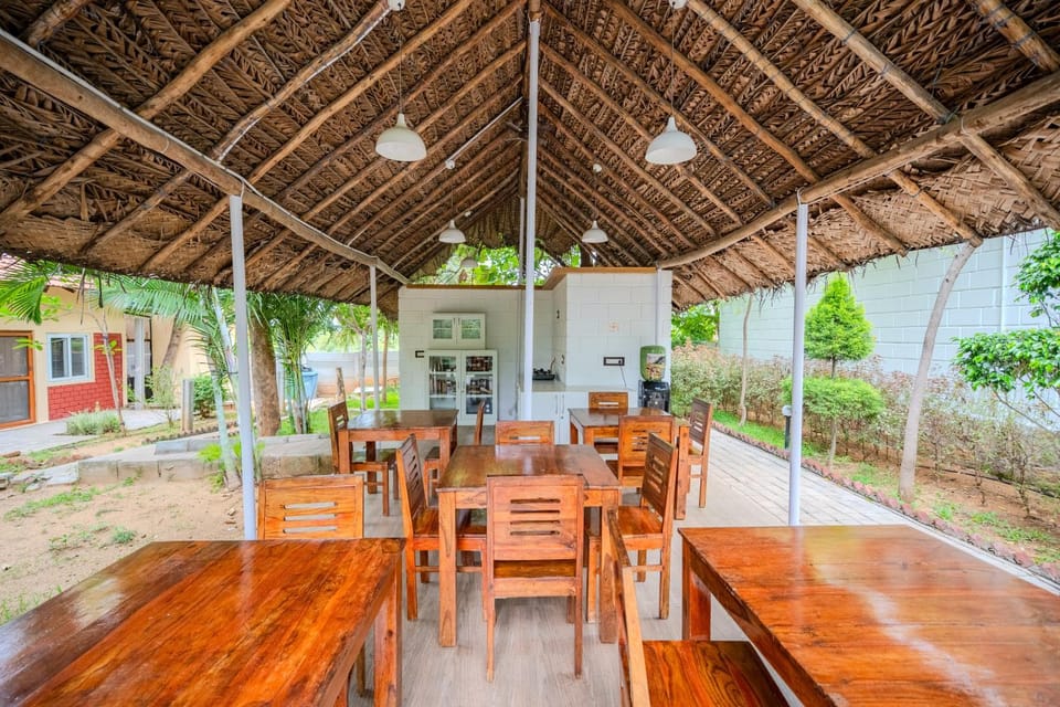 Patio, Day, Garden, Dining area, Garden view