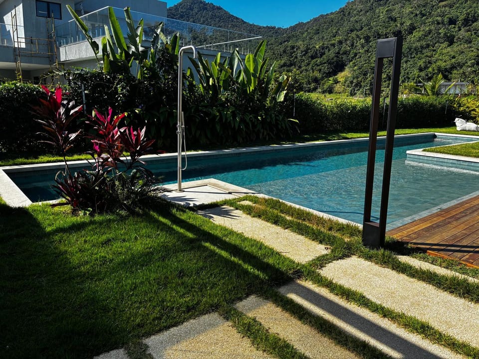 Natural landscape, Garden, Swimming pool