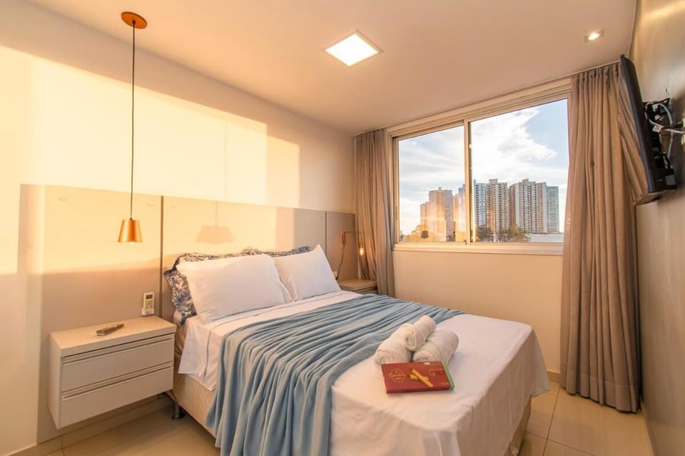 DF PLAZA - Luxury, 2 suites, sunset, air conditioning Apartment in State of Goiás