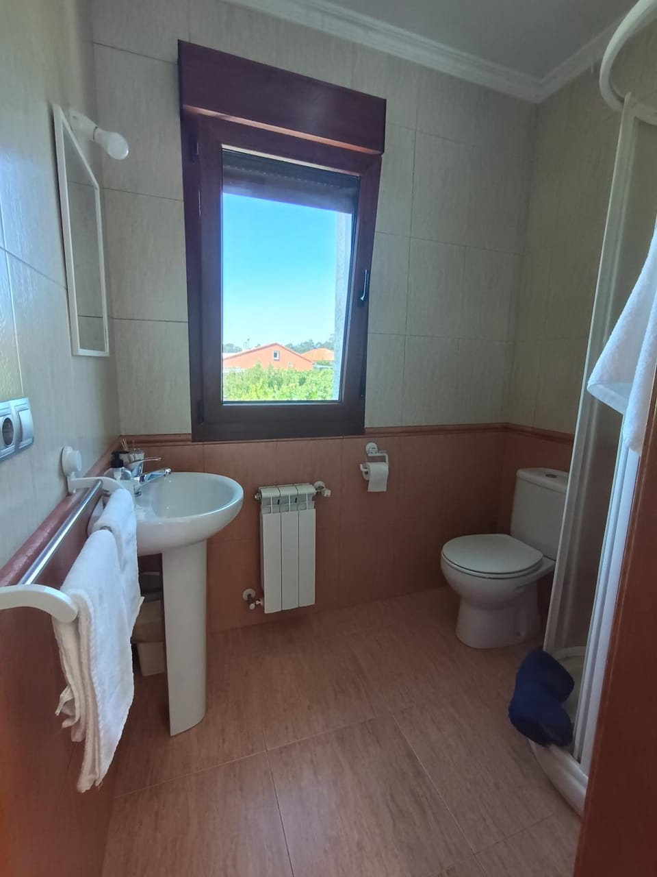 Toilet, Bathroom, towels