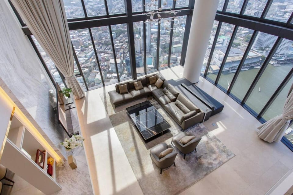 4BD Ultimate Penthouse Riverfront Apartment in Bangkok