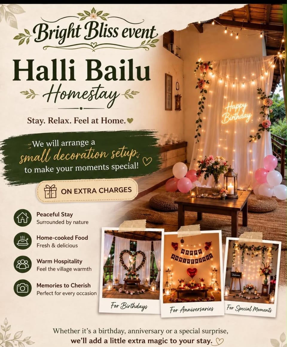 hallibailu homestay Vacation rental in Karnataka