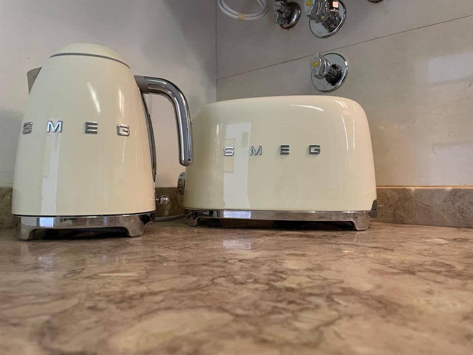 Kitchen or kitchenette, toaster, toaster, kitchen
