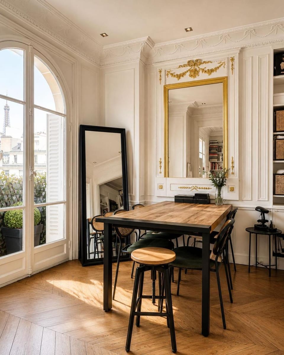 Elegant Haussmann style apartment with balcony Eiffel Tower view Apartment in Paris