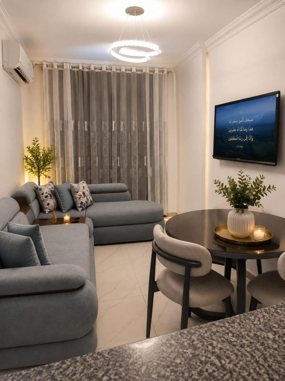 شقة مفروشة حديثة في بورتو جولف العلمين الجديدة الدور الأول فيو الاكوا الجديدة Apartment in Egypt