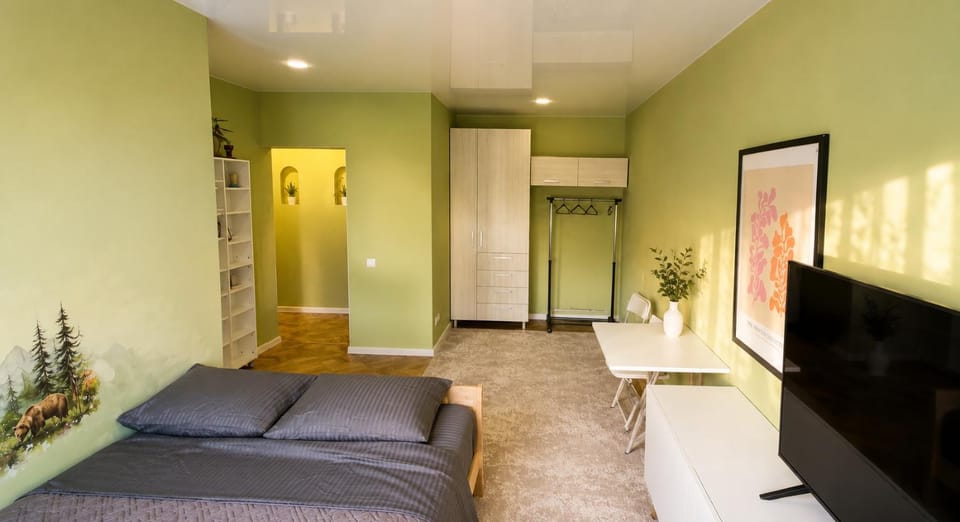 Bed, TV and multimedia, Bedroom, air conditioner