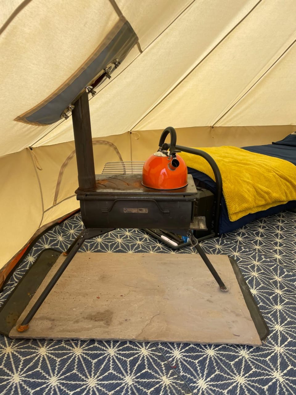 Peak Forest Honey Bee Glamping Luxury tent in High Peak District