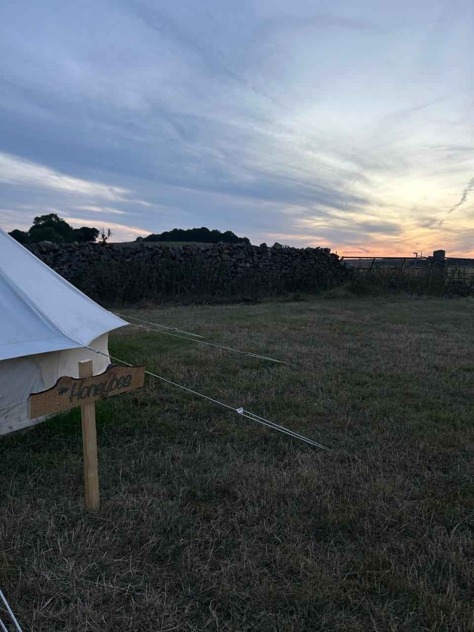Peak Forest Honey Bee Glamping Luxury tent in High Peak District